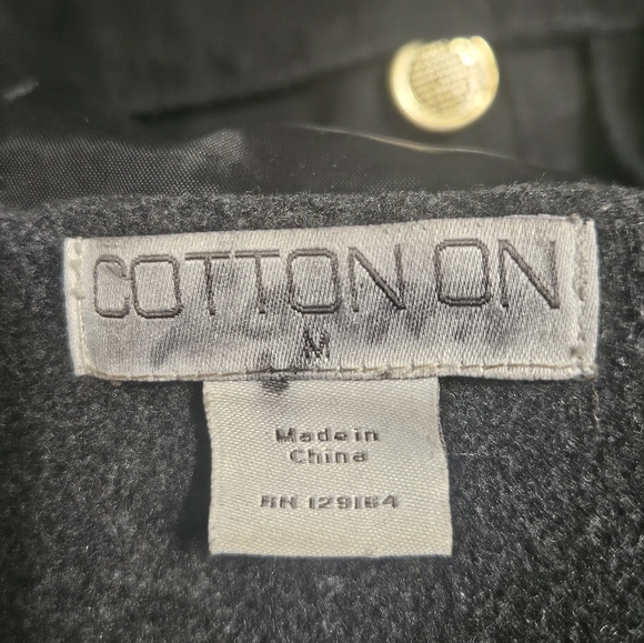 Cotton On zipper closed jacket with hood in Woman's Size M in Grey. - Picture 12 of 13